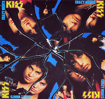 KISS - Crazy Nights (1987, Holland)  album front cover vinyl record